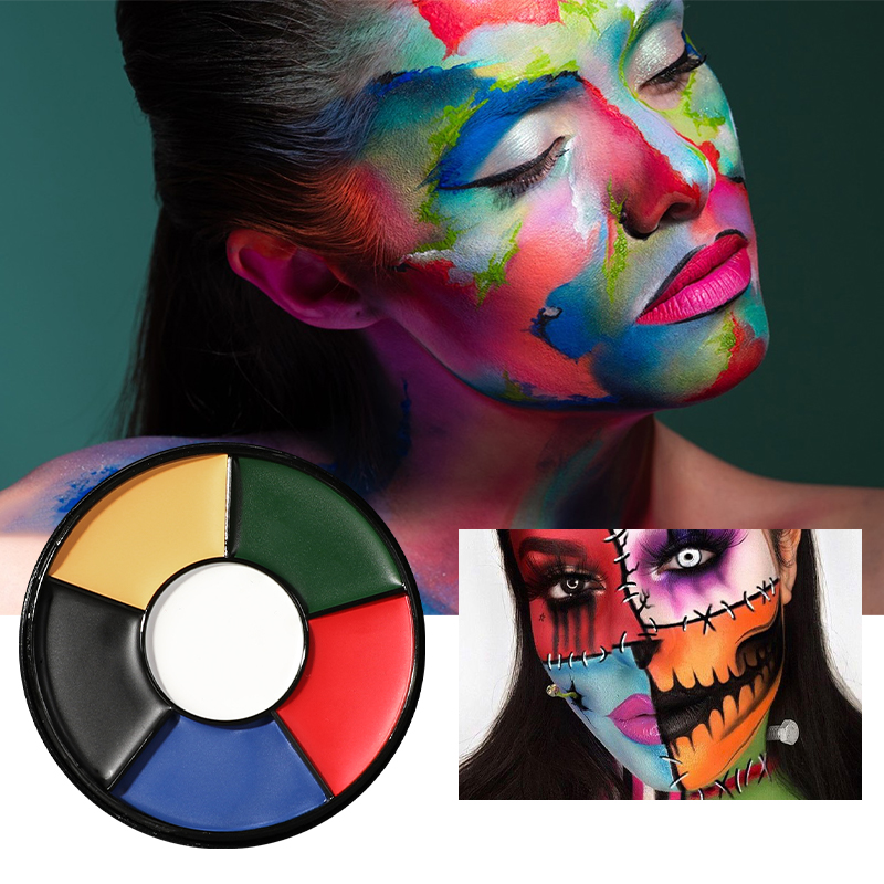 6 Color Oil Face Paint Palette - Camo Face Paint review and price