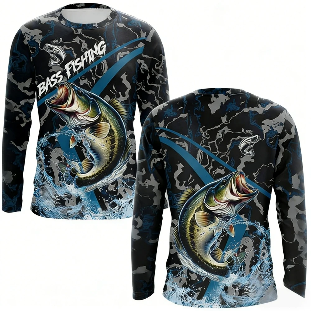 Mens Fishing Shirt Long Sleeve - Outdoor Hunting Prints review and price