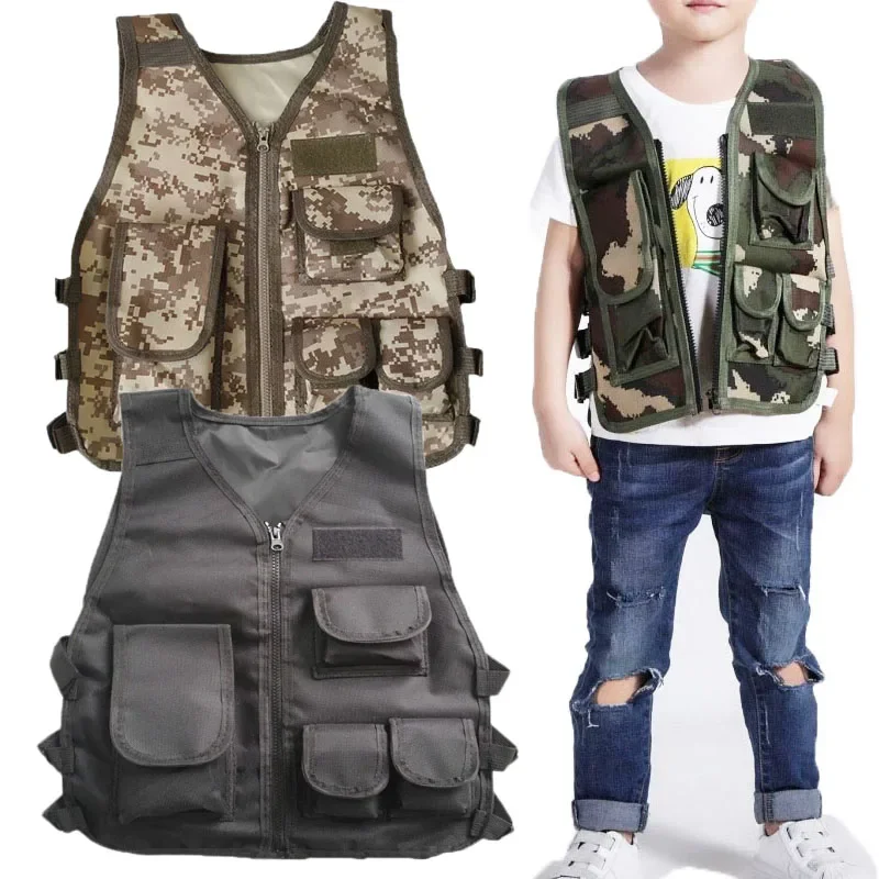 Children Tactical Vest Camoufl - Hunting Outdoor Game review and price